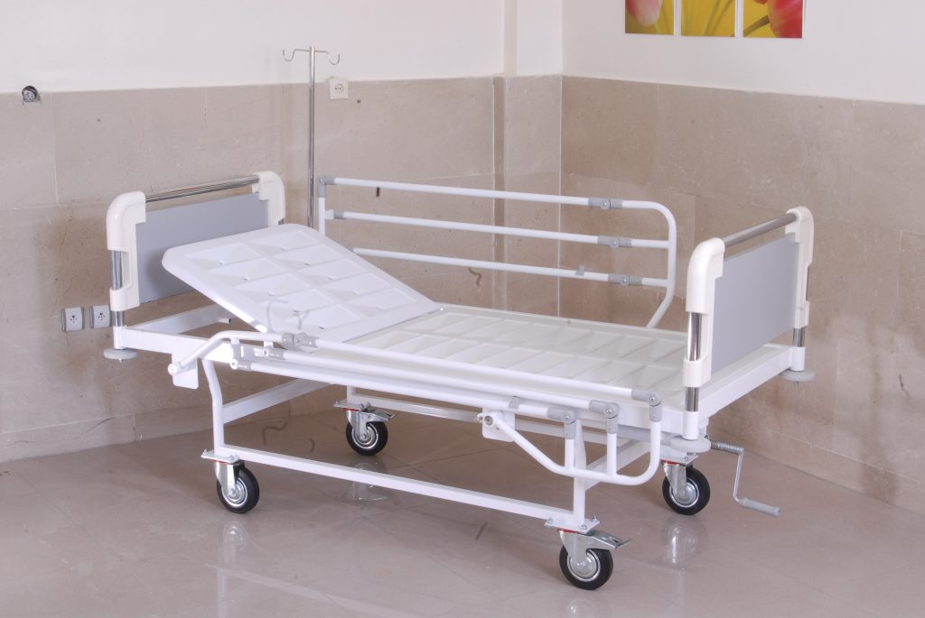 تخت بیمارستانی یک شکن فایبر HB10